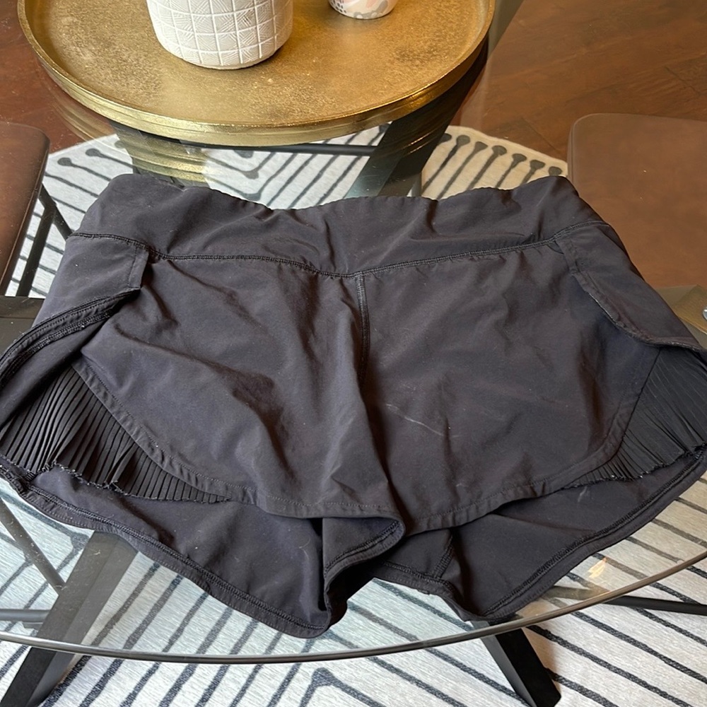 Black lululemon shorts